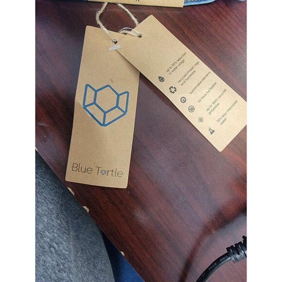 Blue Turtle Womens Sustainable Distressed Denim Jeans With Patchwork Design & St - Picture 8 of 8